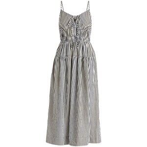 NWOT, Excellent Condition, SZ M, 100% COTTON, Midi Sundress, Black & White